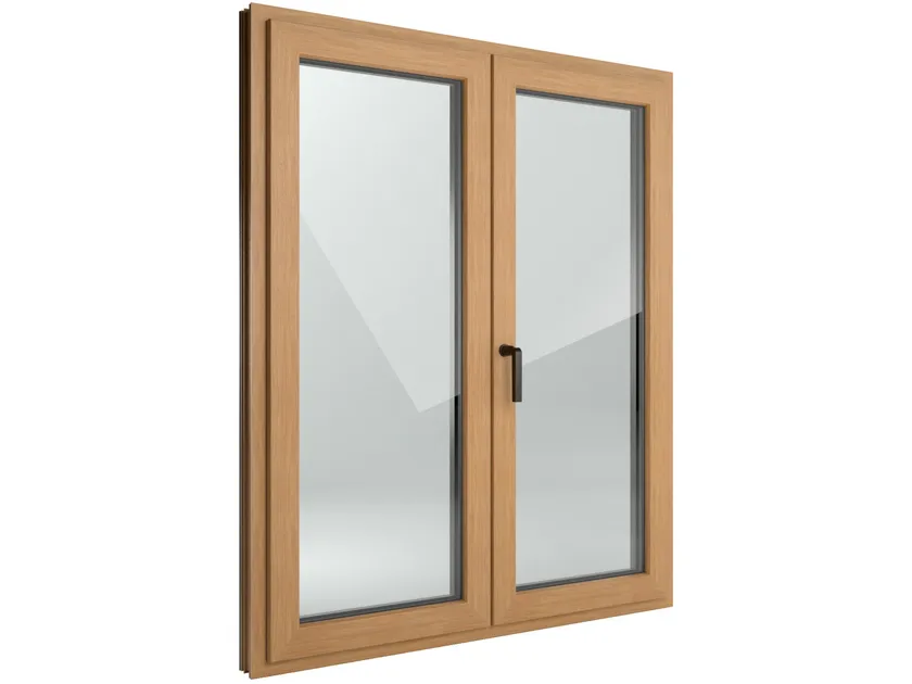 Aluminum casement window 