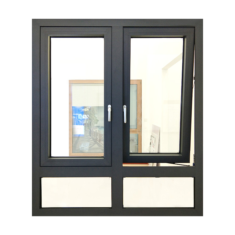 Aluminum tilt and turn window in black color,the feature introduction